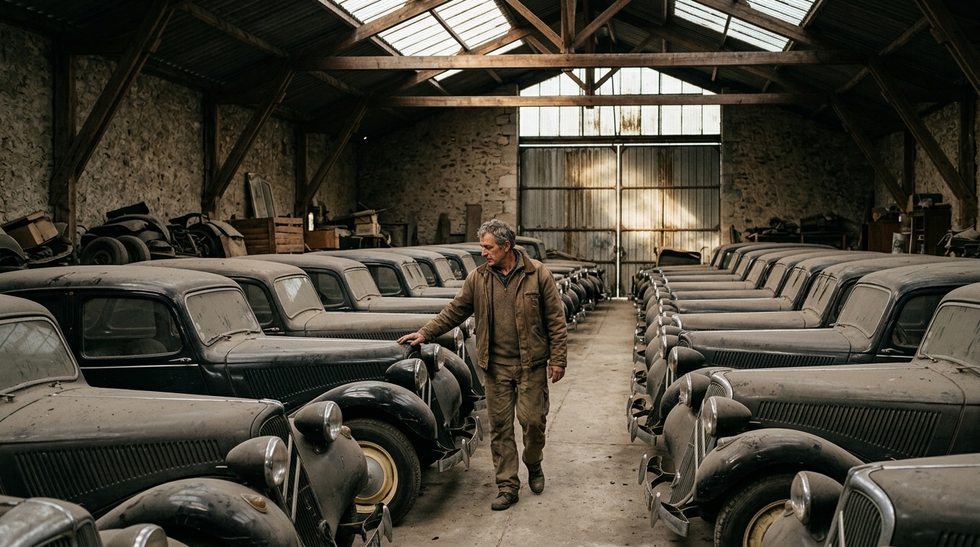 Dans ce hangar près de Castellane, un homme cache 120 Citroën presque neuves depuis 1938