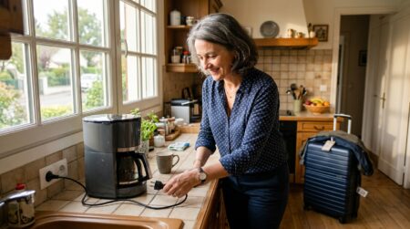 Débrancher les appareils électriques avant de partir en vacances