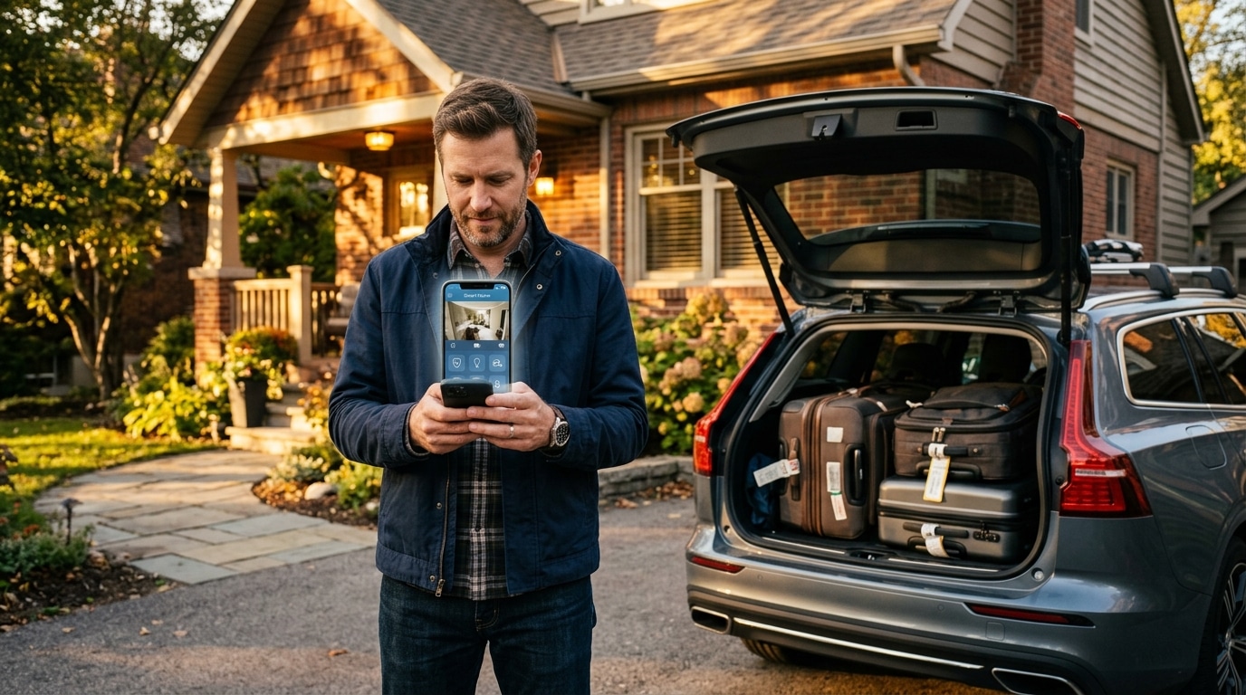 Surveiller sa maison à distance grâce à une application