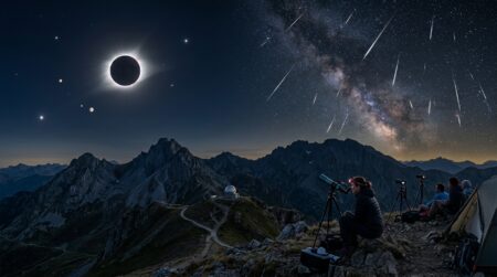 Éclipse le jour, étoiles filantes la nuit : la fenêtre unique à cocher les 12 et 13 août 2026