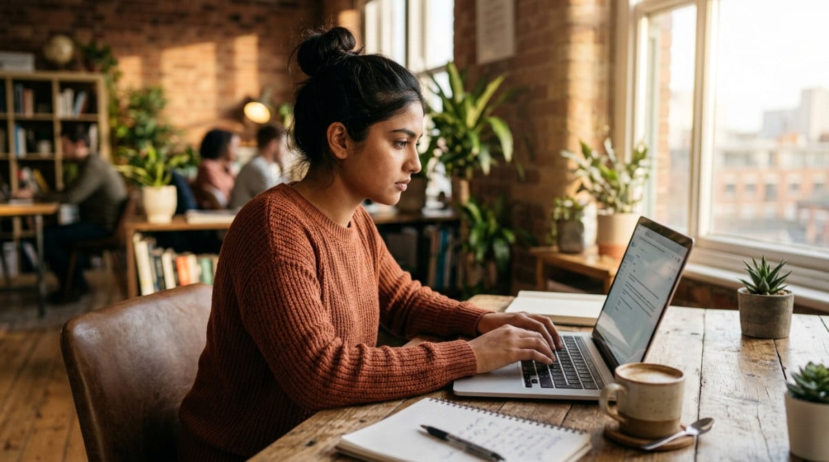 Employé rédigeant un email pour refuser poliment une demande