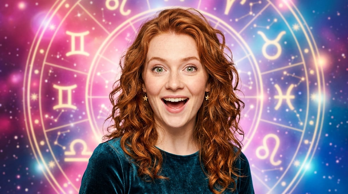 Femme émerveillée sous un ciel étoilé mystique symbolisant l'horoscope du 7 juillet 2026