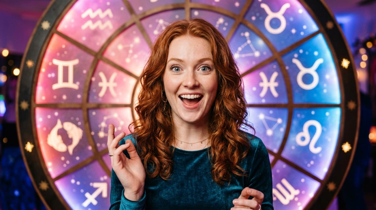 Femme sereine sous un ciel étoilé lors de l'horoscope du dimanche 19 juillet 2026