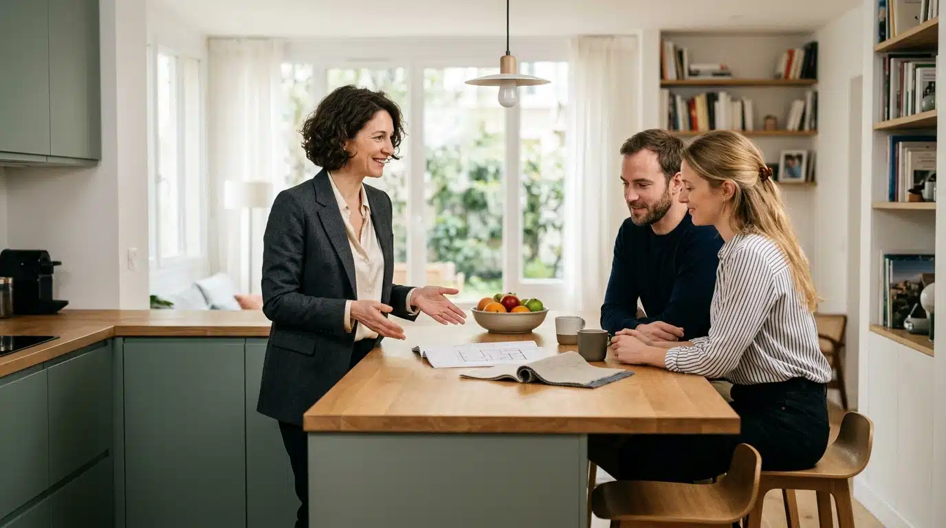 Fini l'îlot central : ce comptoir-repas plus simple séduit déjà les architectes d'intérieur