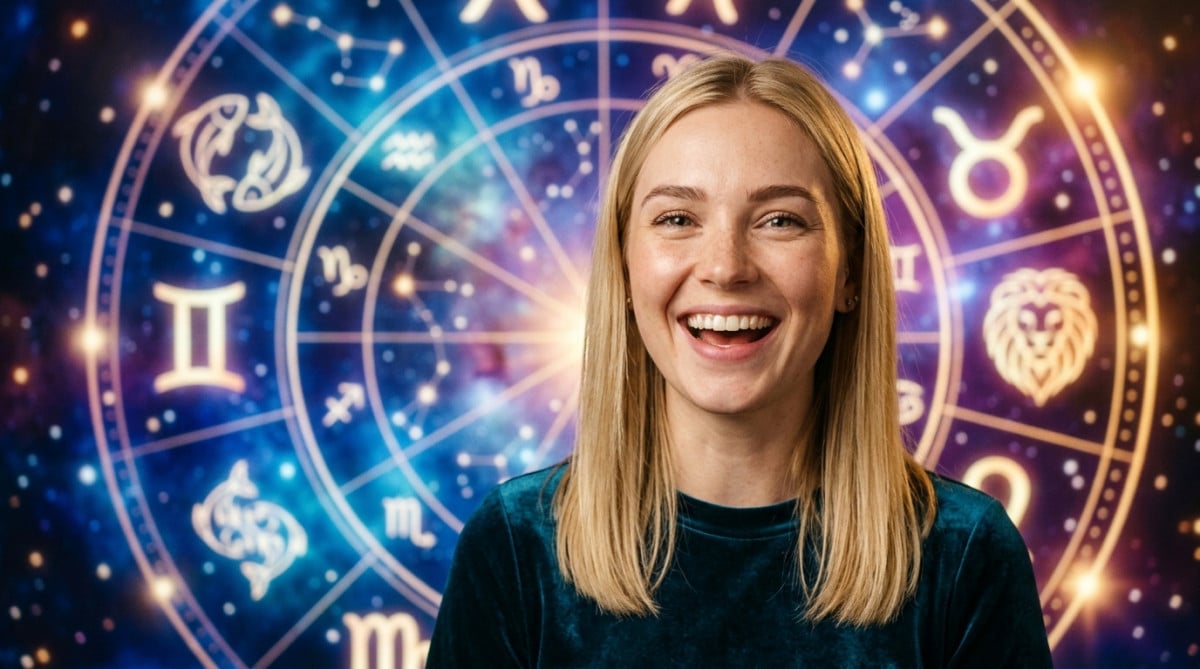 Jeune homme émerveillé devant la lune illustrant les prédictions astrologiques du jour
