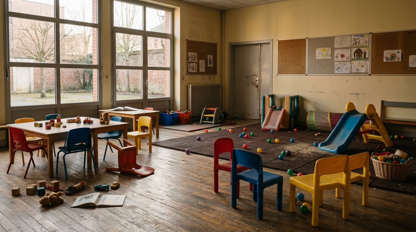 Salle de jeux vide dans un centre de loisirs municipal