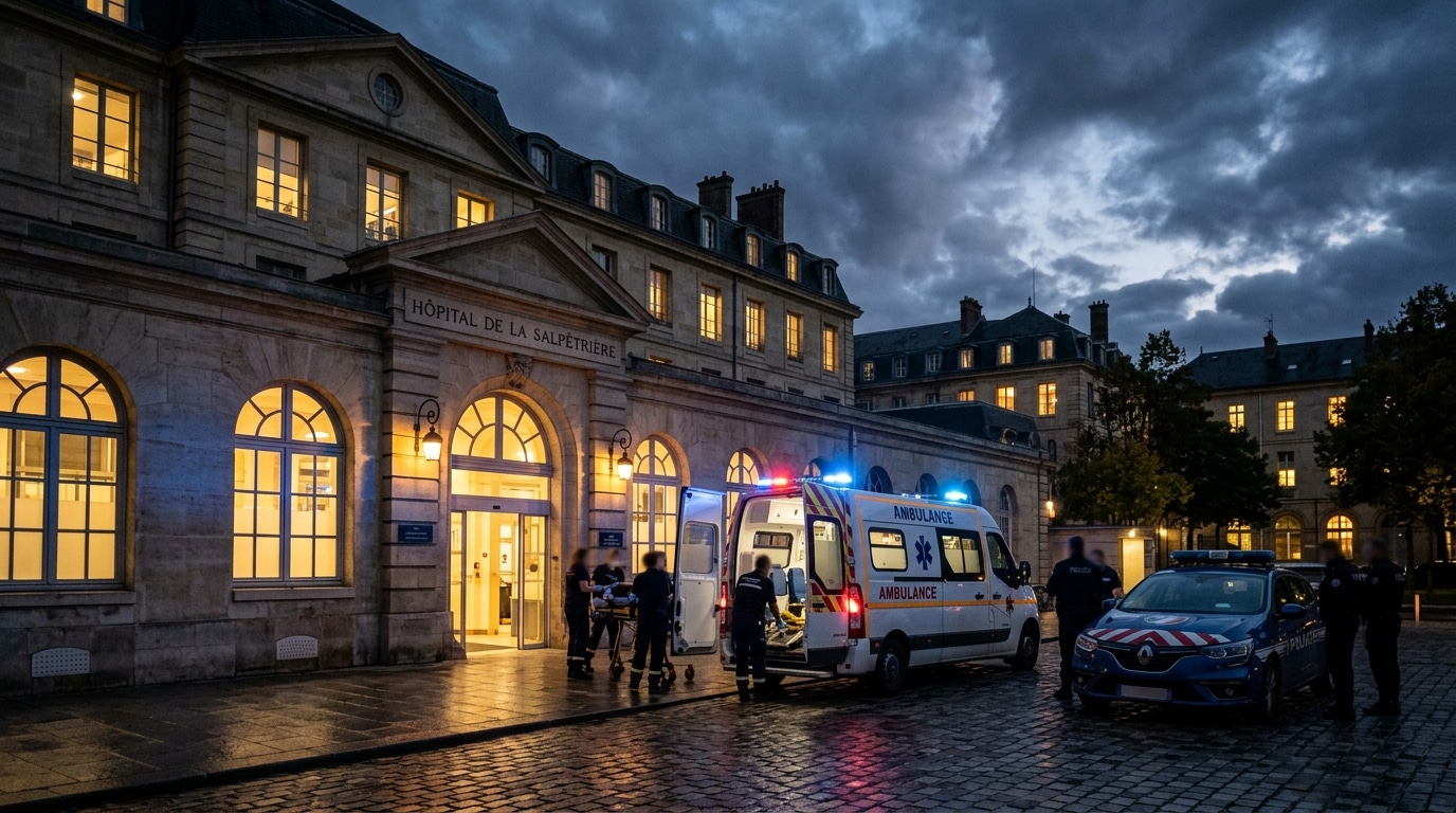 Hôpital de Grasse où la suspecte a été interpellée