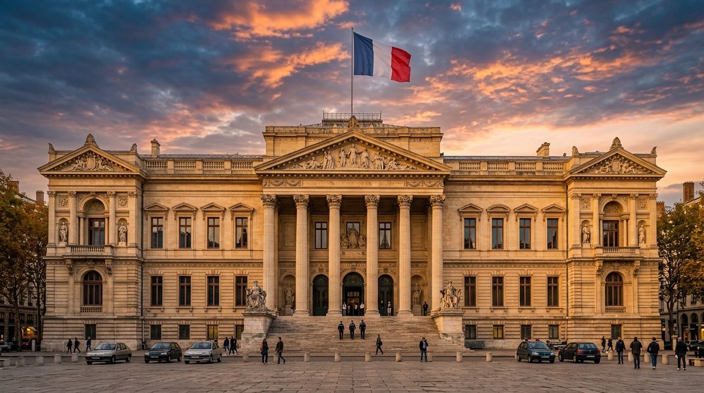 Palais de justice de Grasse ouvrant l'enquête