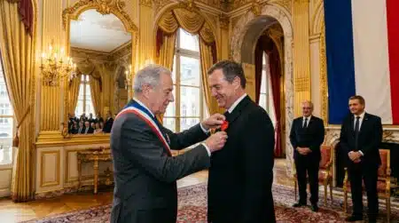 Cérémonie de remise de la Légion d'honneur en France