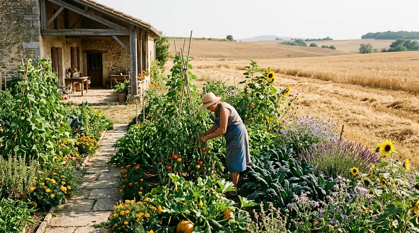 Les anciens plaçaient toujours le potager entre la maison et les champs : voici ce qu'il stoppait chaque été