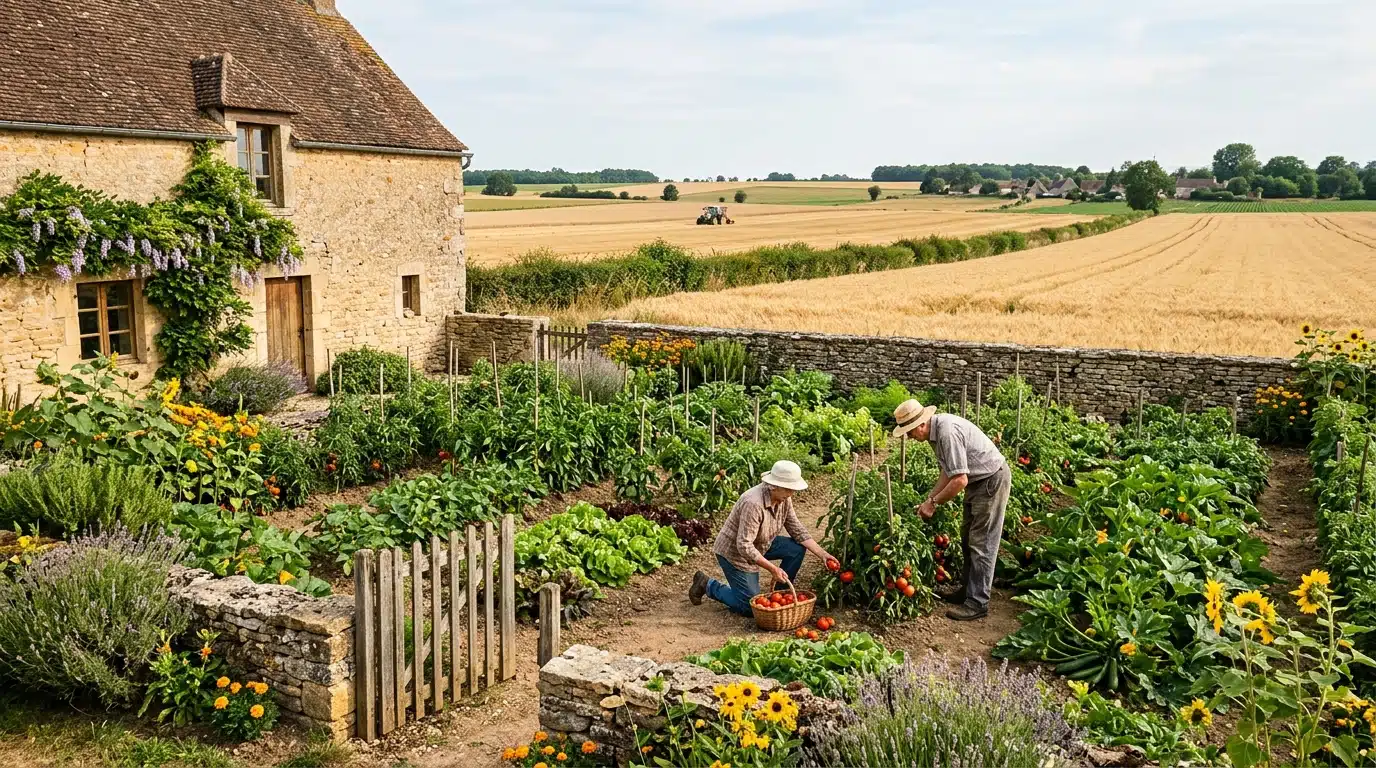 Les anciens plaçaient toujours le potager entre la maison et les champs : voici ce qu'il stoppait chaque été