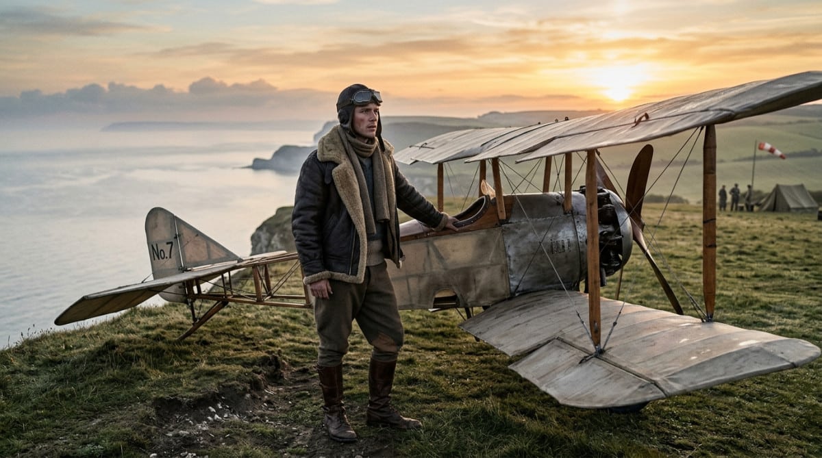 Louis Blériot avant sa traversée historique de la Manche