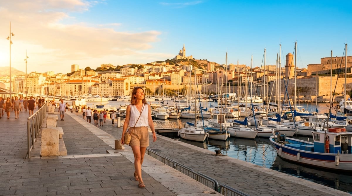 Marseille sous le soleil avec 31°C ce lundi