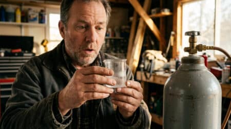 Mesure du propane réel dans une bouteille de gaz