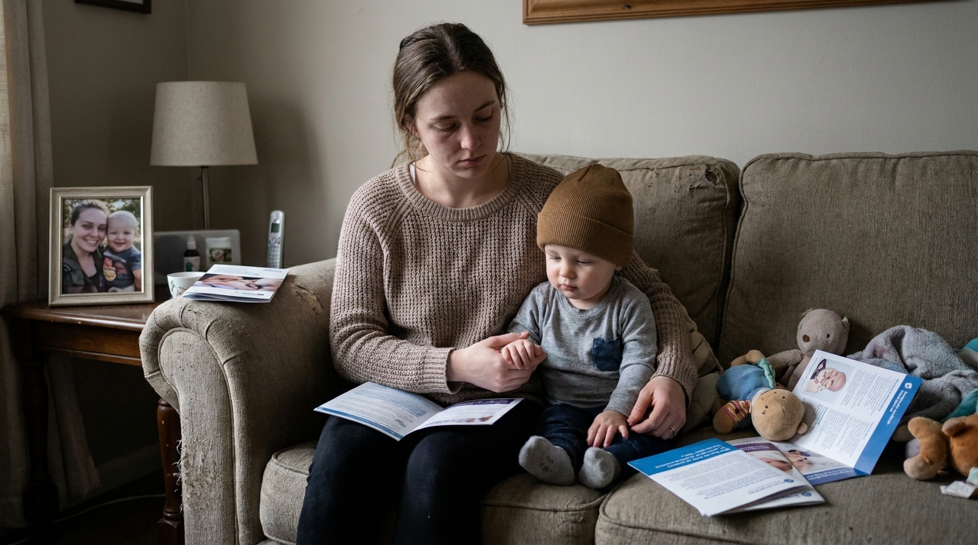 « Mon cœur s'est effondré » : à 24 ans, cette maman révèle le cancer de sa fille de 2 ans