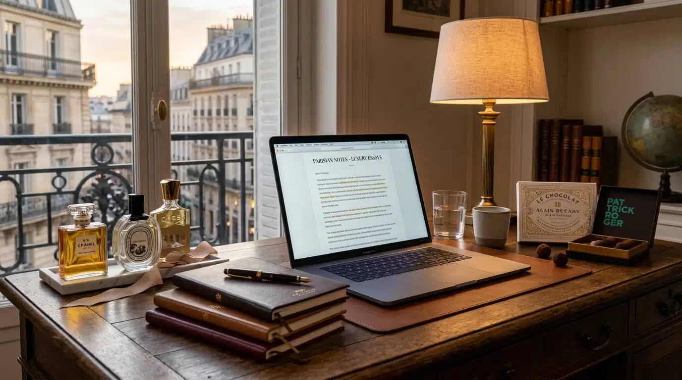 Bureau de copywriting dédié aux marques de luxe comme Chanel et La Maison du Chocolat