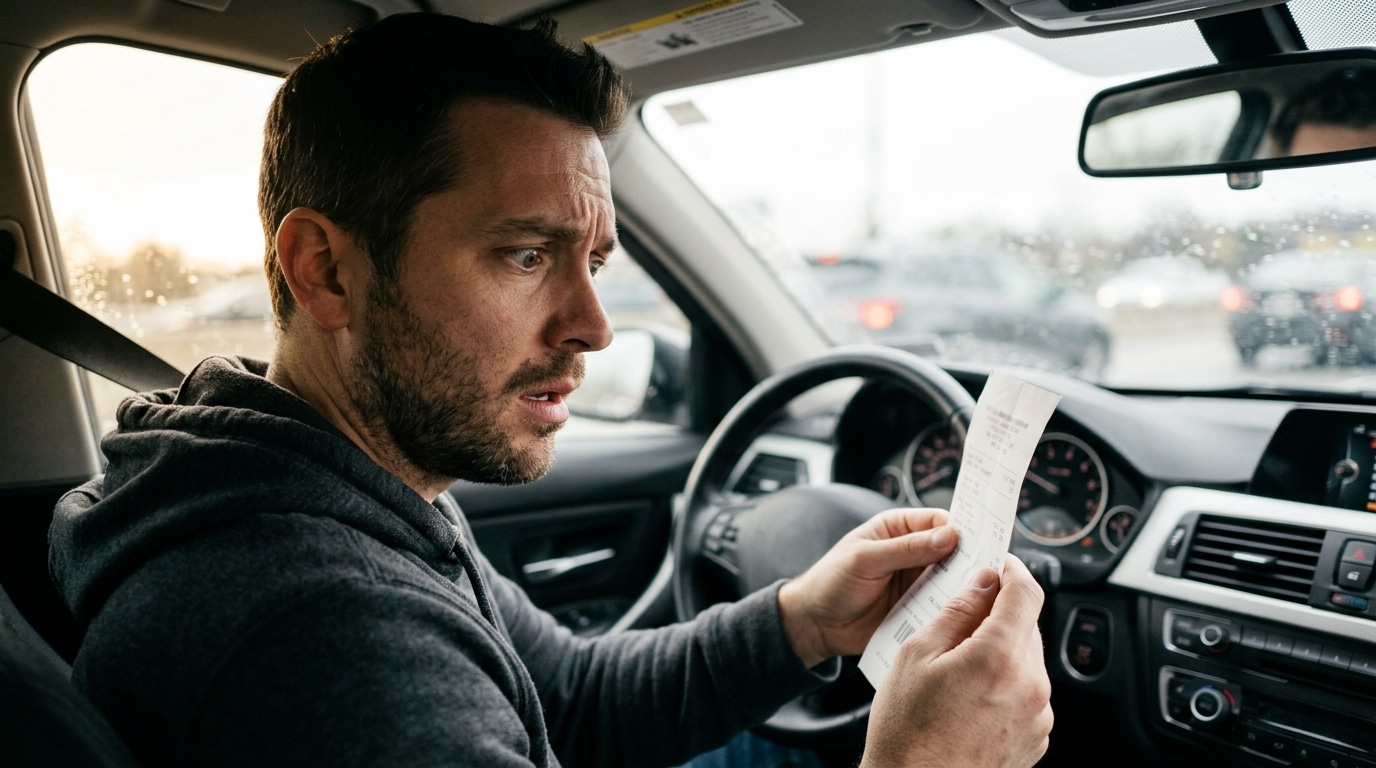 Automobiliste surpris en découvrant sa facture de péage