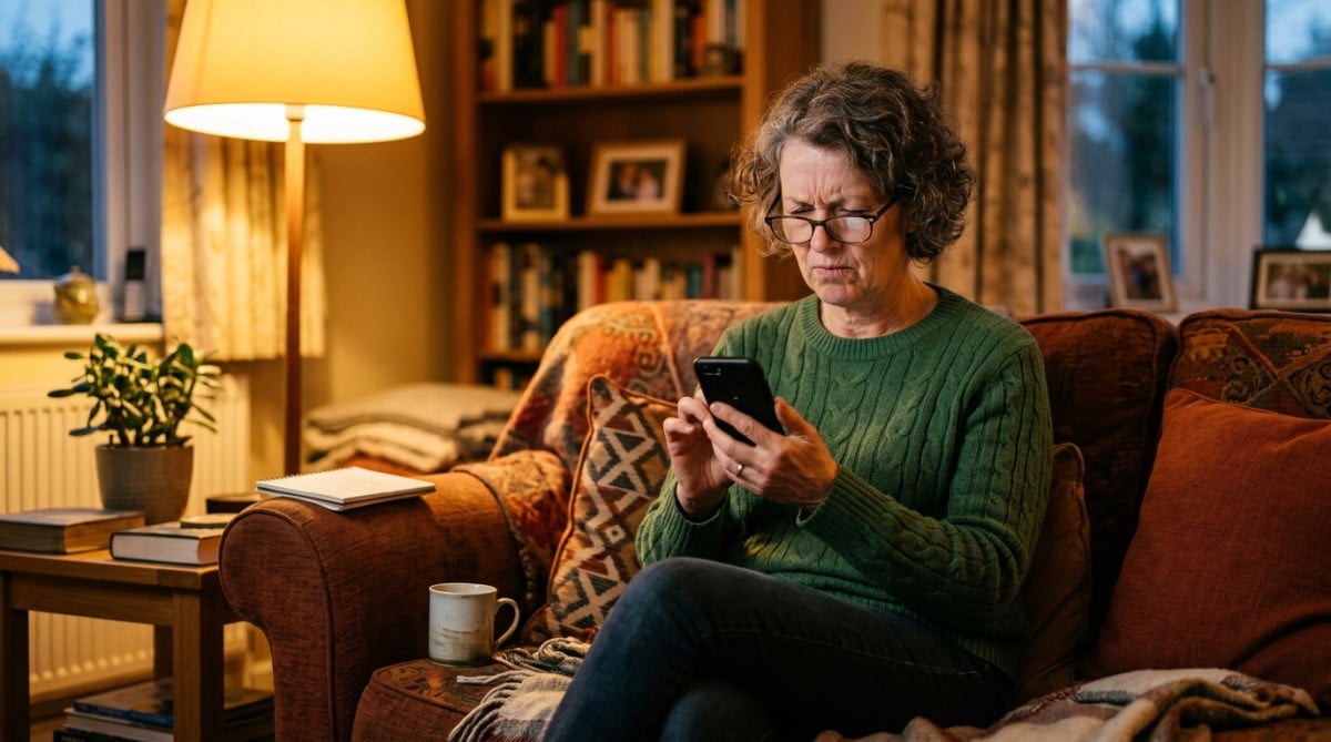 Personne cherchant à se souvenir d'un numéro de téléphone
