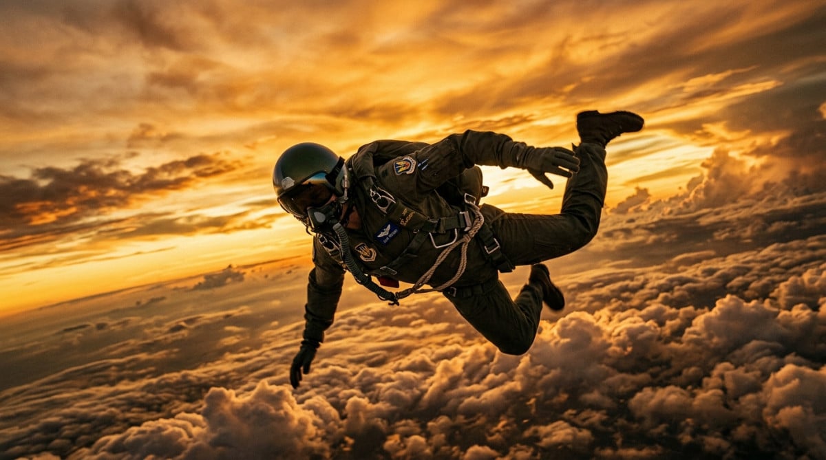 Pilote survivant à une chute de très haute altitude en 1976