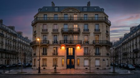 Immeuble rennais où la chute s'est produite
