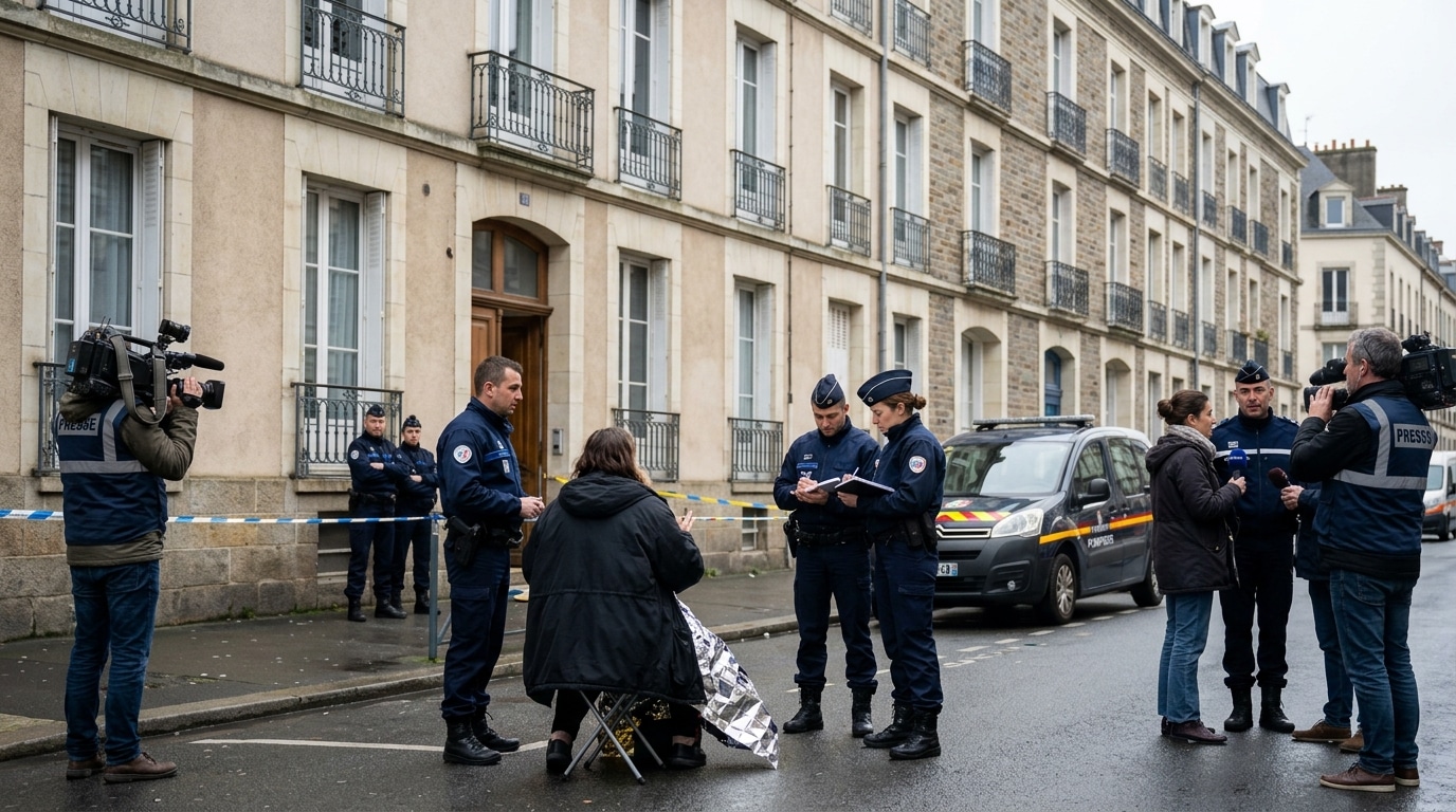 Rennes : elle chute nue du 3e étage, poings ligotés, et accuse son compagnon de l'avoir jetée