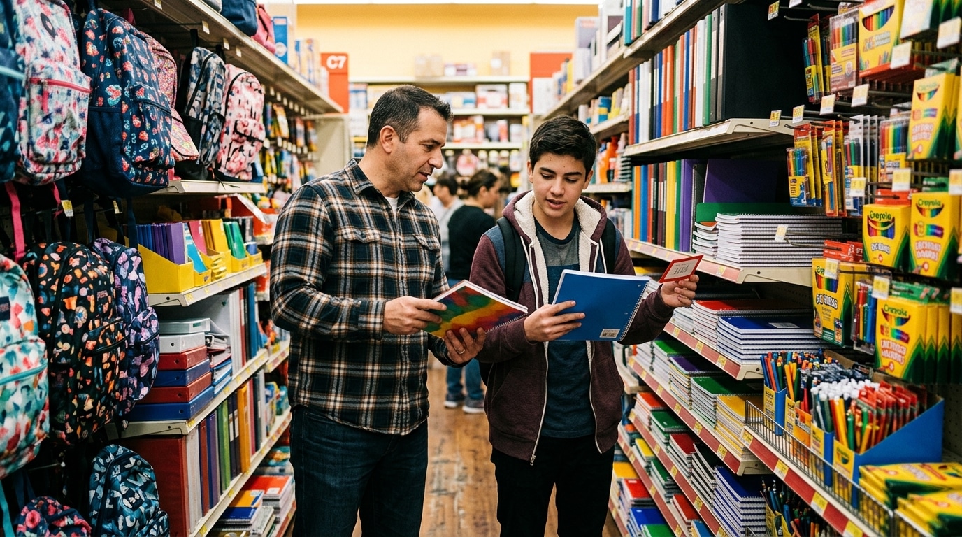 Comparaison des prix des fournitures en magasin