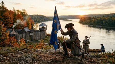 Samuel de Champlain fondant Québec en 1608