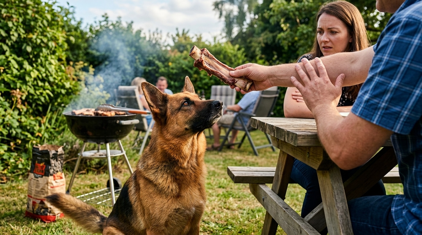 Selon les vétérinaires, tendre les os du barbecue à son chien est le geste le plus dangereux de l'été