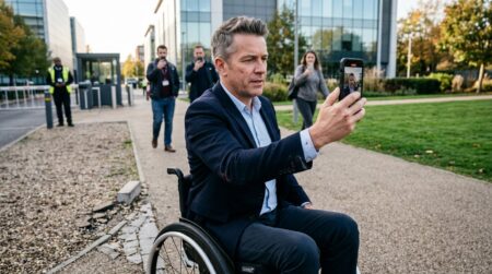 Un animateur star de TF1 en fauteuil roulant : il filme lui-même son accident et la vidéo fait le tour du web