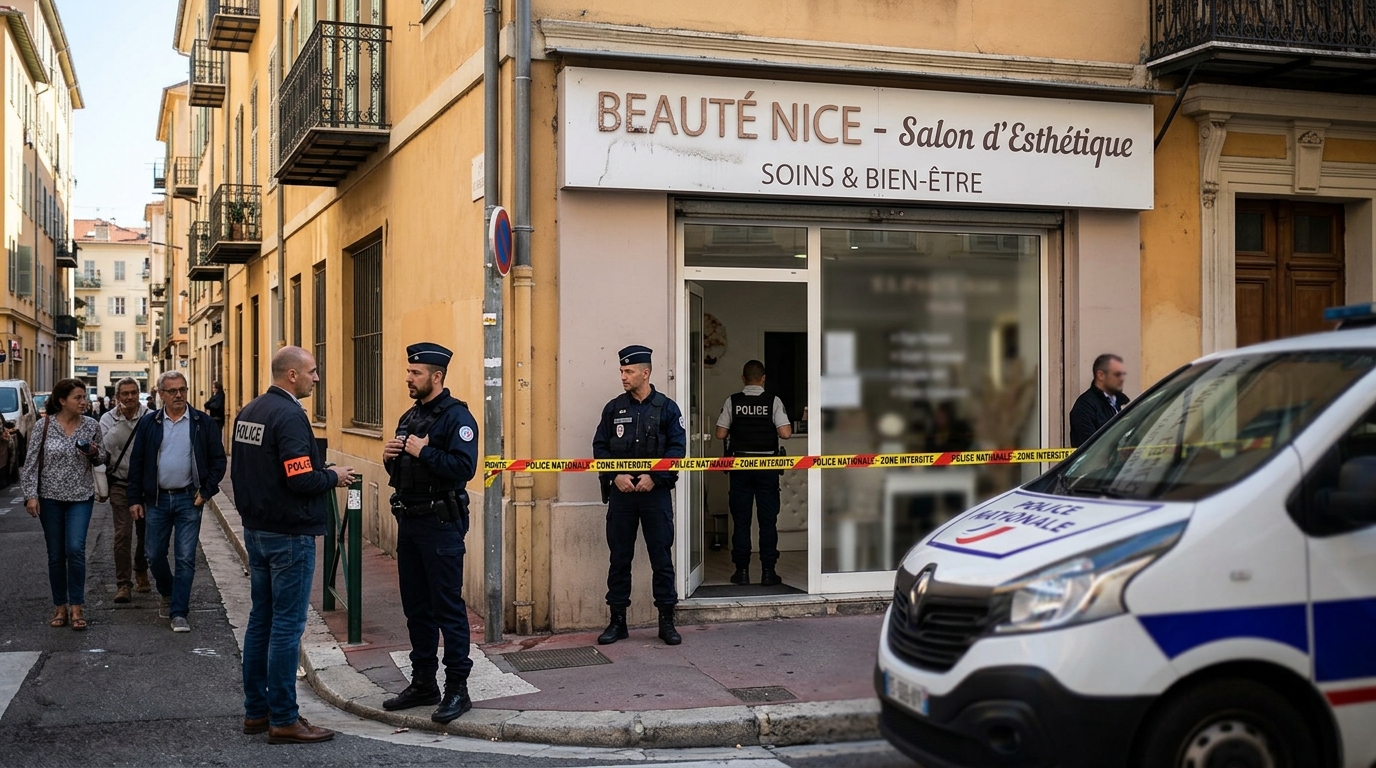 Un salon d'esthétique de Nice au cœur d'un drame : trois personnes en garde à vue après une mort suspecte