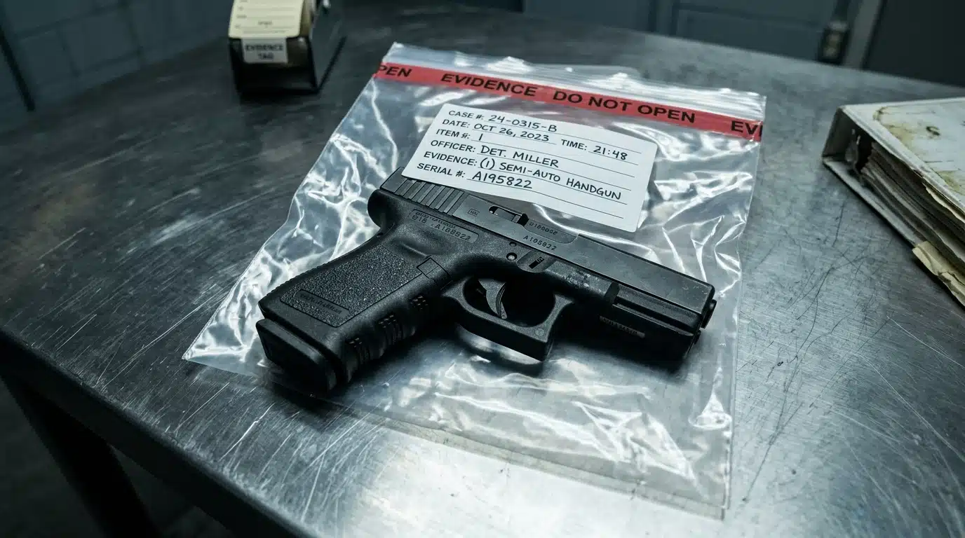 Arme dissimulée retrouvée comme pièce à conviction dans l'enquête sur le meurtre de Fourneau
