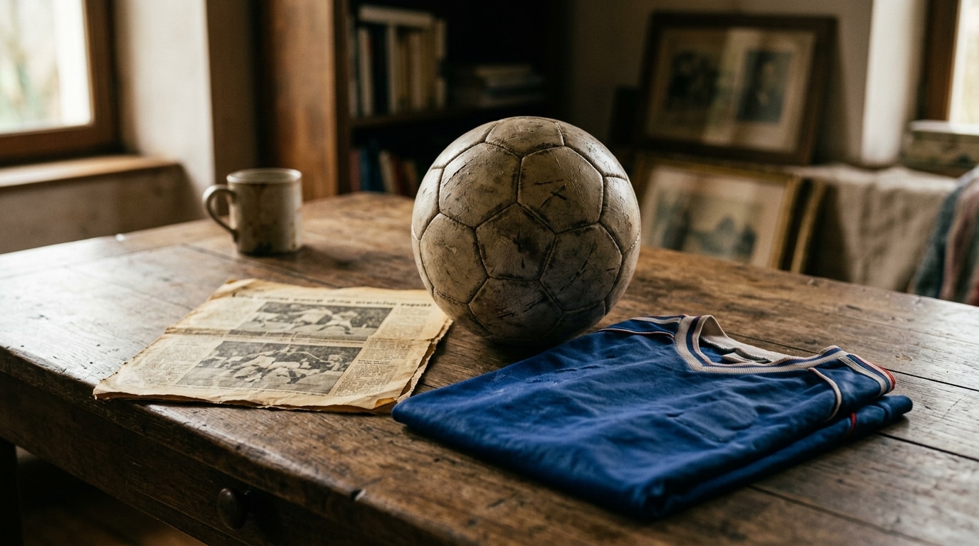 Maillot vintage et souvenirs de l'équipe de France 1998