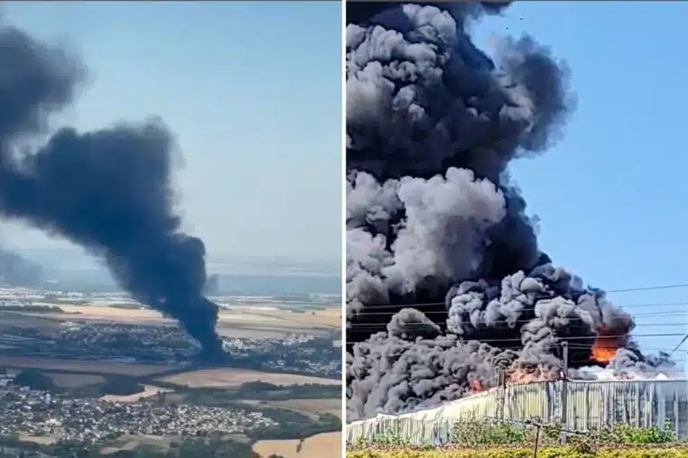 Incendie Louvres