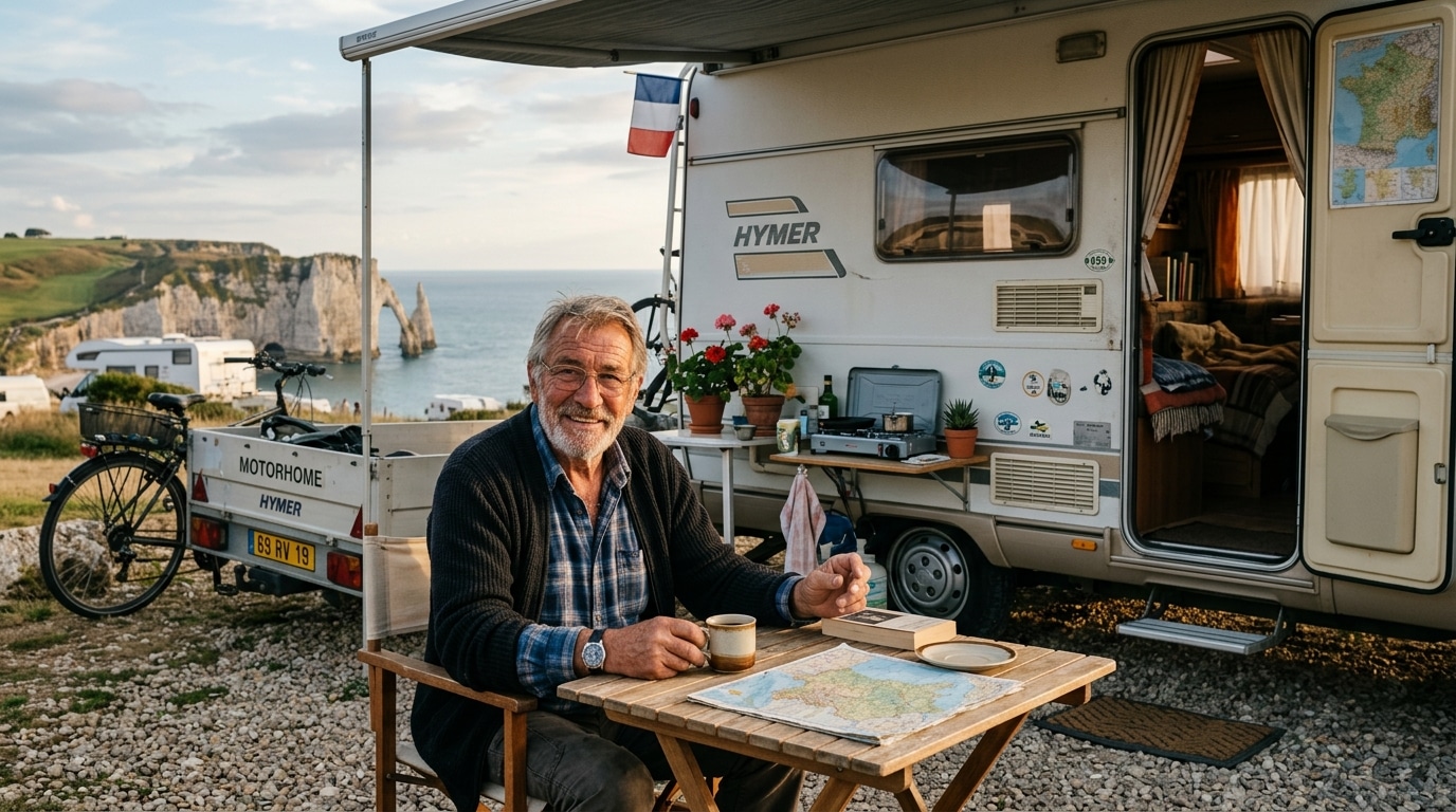 À 69 ans, il vit en camping-car depuis 19 ans : « avec 1 000 euros de retraite, on vit bien sans loyer »