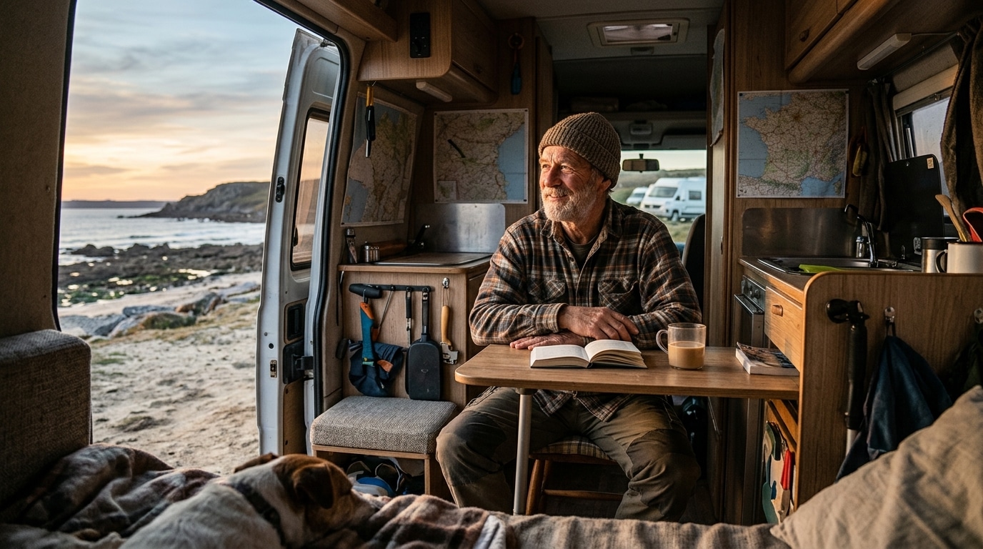 À 69 ans, il vit en camping-car depuis 19 ans : « avec 1 000 euros de retraite, on vit bien sans loyer »