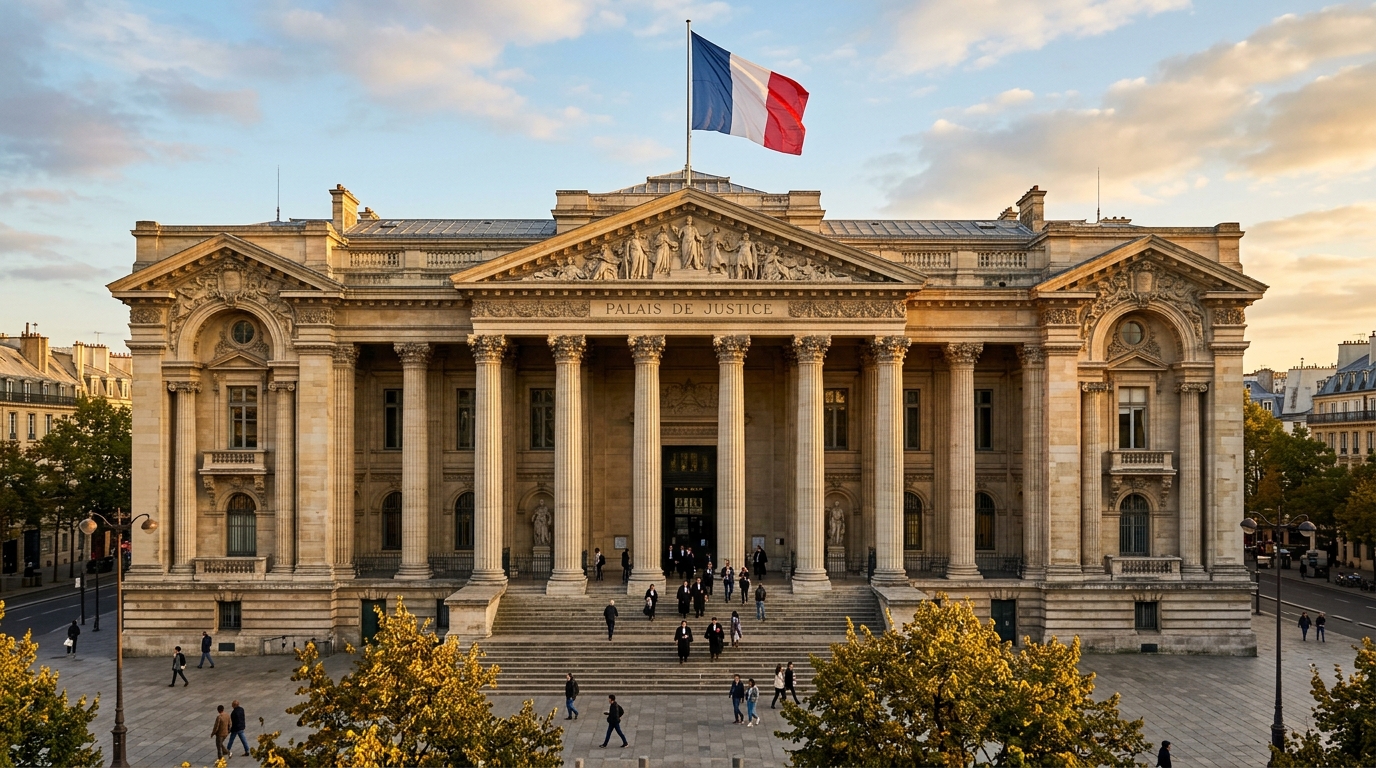 Façade du palais de justice où se tiendra le procès