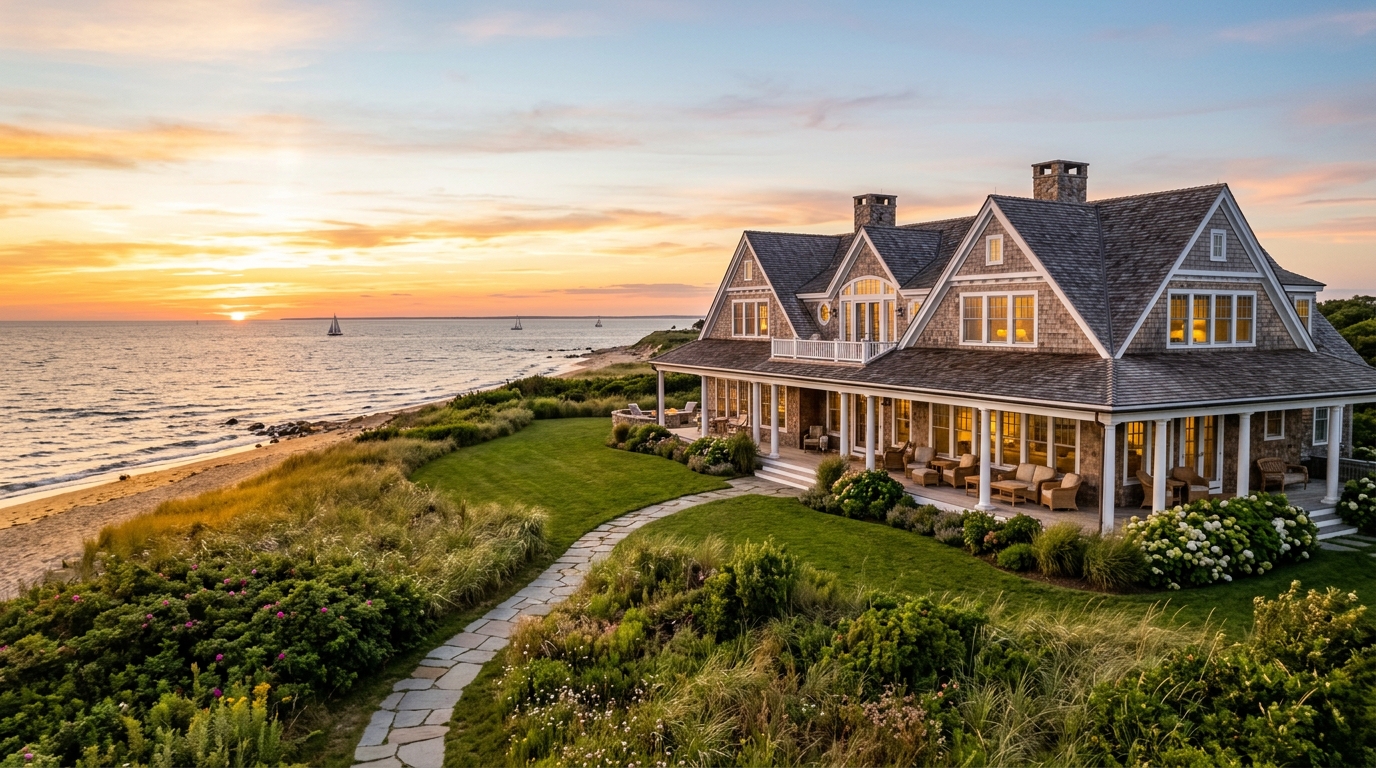 Villa côtière sur l'île de Martha's Vineyard