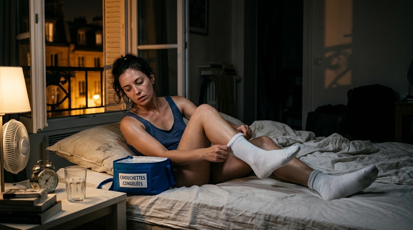 Canicule : des chaussettes au congélateur pourraient enfin vous faire dormir toute la nuit