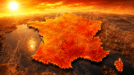 carte france chaleur