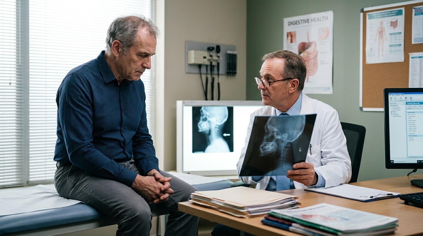 Ce mal en avalant, écarté comme un simple reflux, cachait un cancer chez ce quinquagénaire