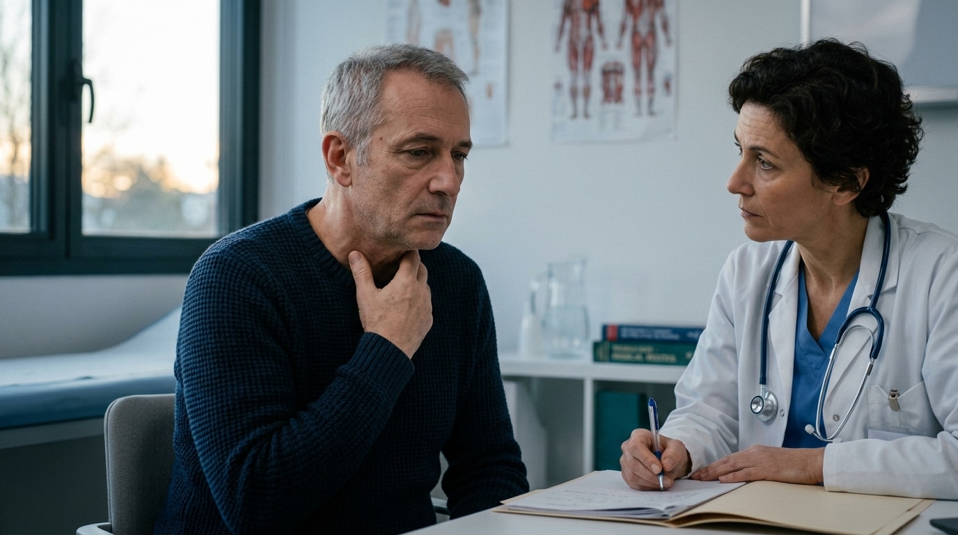 Ce mal en avalant, écarté comme un simple reflux, cachait un cancer chez ce quinquagénaire