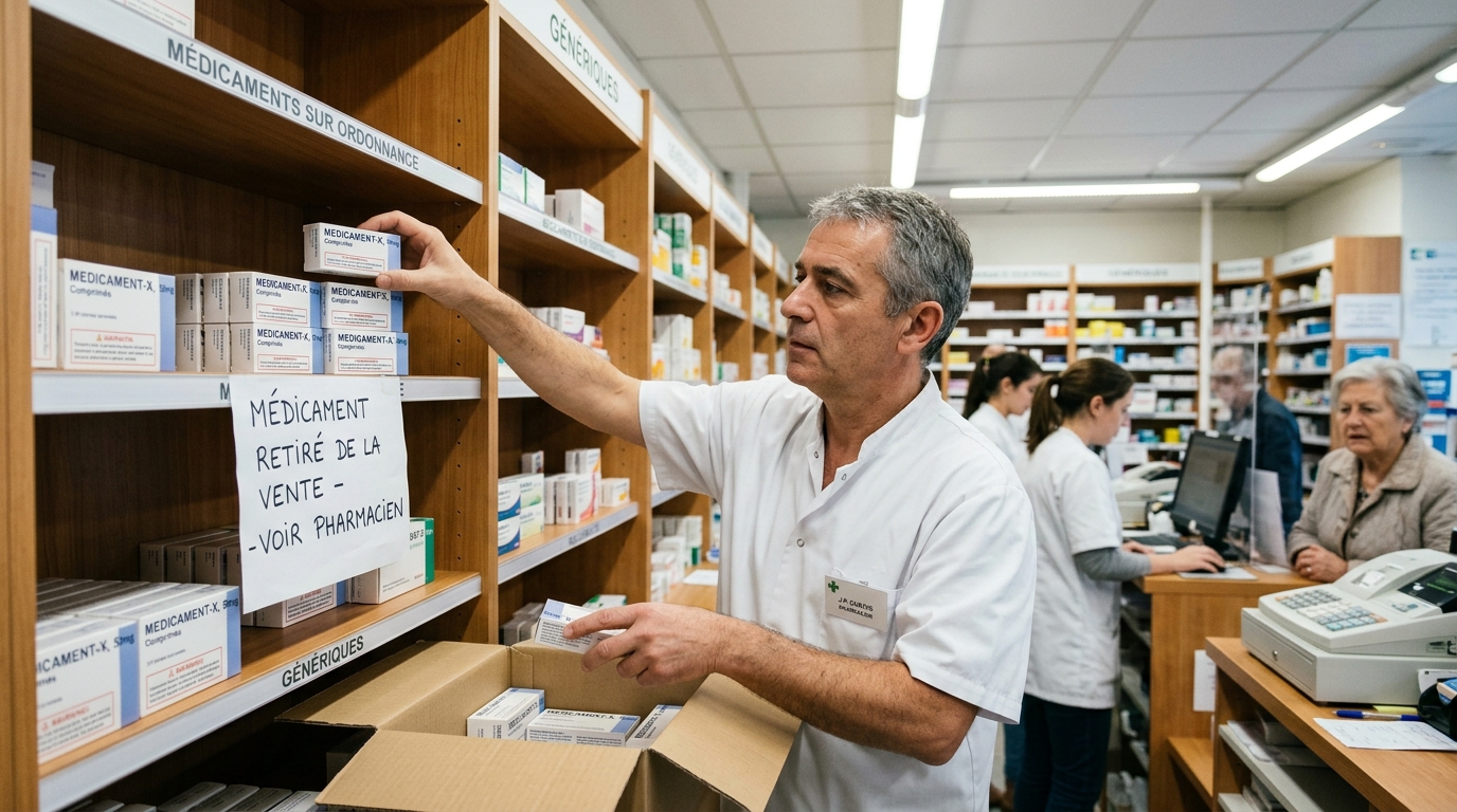 Ce médicament pris par 600 Français est retiré des pharmacies après plusieurs décès à l'étranger