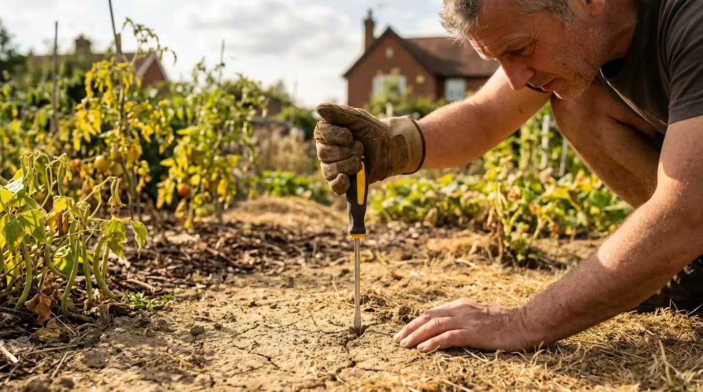 Ce test au tournevis révèle en 10 secondes si votre jardin survivra à la canicule