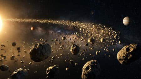 Ceinture d'astéroïdes dans le système solaire