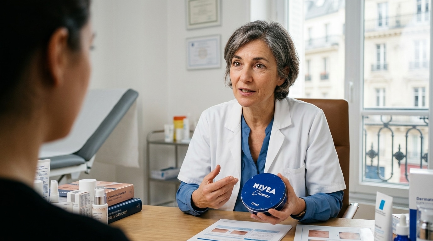 Cette dermato décrypte la crème Nivea et déconseille son usage quotidien à certaines peaux