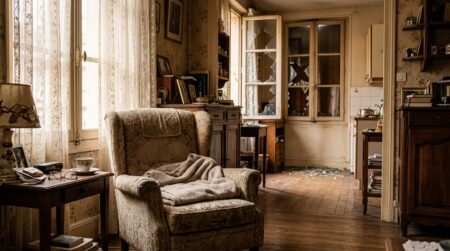 Fenêtre de cuisine forcée dans un appartement français