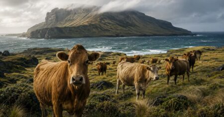 Cinq vaches abandonnées en 1871 sur une île déserte : leur ADN, analysé 130 ans après, choque les scientifiques