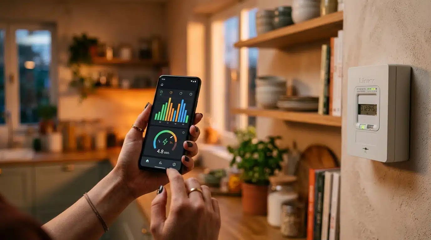 Application de suivi de consommation électrique sur compteur Linky