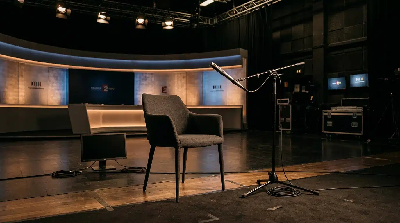 Studio de télévision où le témoignage a été recueilli