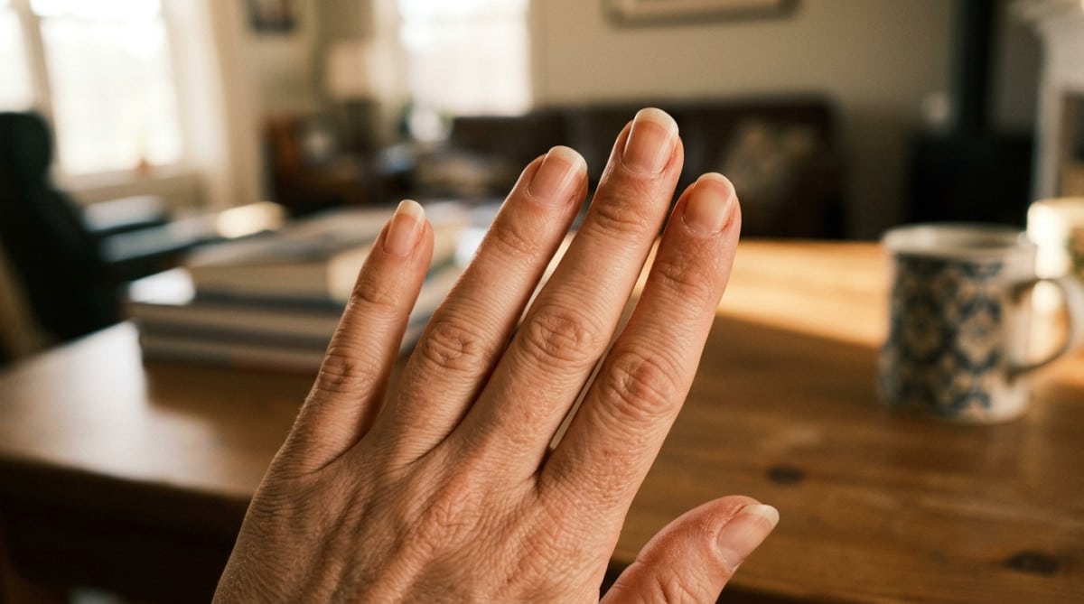 Comparaison de la longueur des ongles des doigts